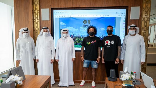 مارسيلو يناقش تفاصيل مشاريعه المستقبلية في دبي مع مجلس دبي الرياضي مارسيلو نجم ريال مدريد يزور مجلس دبي الرياضي ويبحث الاستثمار في الاكاديميات