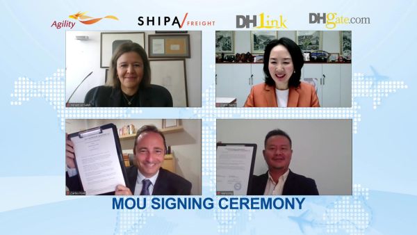 During the meeting Global E-Commerce Giant DHgate Signs Agreement with Agility's Shipa Freight