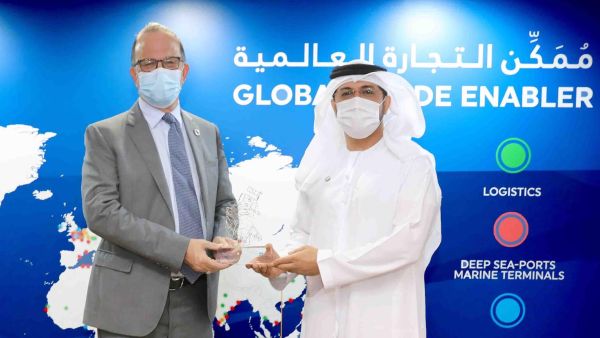 Ted Chaiban, Regional Director of MENA for UNICEF, meets DP World’s CEO & Managing Director of UAE Region and Jafza, Abdulla Bin Damithan, to discuss further collaboration in the COVID-19 relief effort DP World and Unicef Build on Partnership With Jebel Ali Port Visit