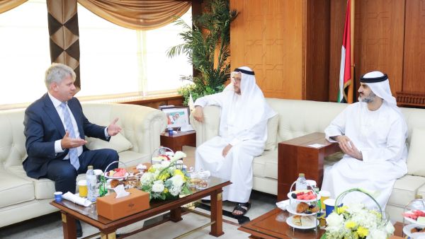during the event Ajman Chamber Explores Opportunities to Collaborate and Boost Trade with Estonian Ambassador to UAE