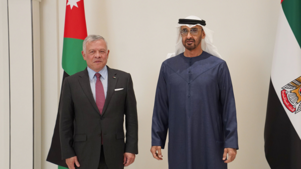 ملك الأردن يلتقي رئيس الإمارات في أبوظبي