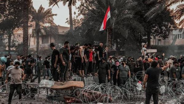 قتيل خلال تبادل اطلاق نار بين قوات الامن ومتظاهرين في بغداد