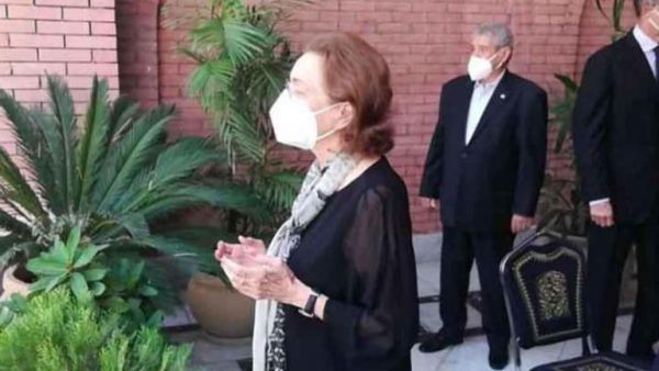 سوزان مبارك في أول ظهور بعد شائعة وفاتها