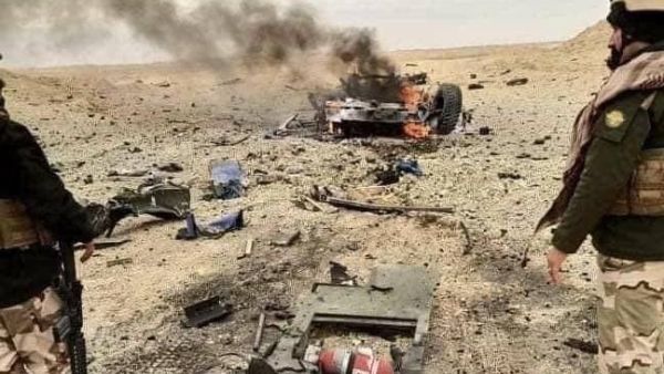 العراق.. قتلى بانفجار في رتل مرافق لصياديين كويتيين في الانبار