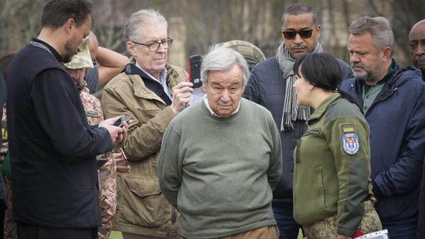 انفجارات في كييف بالتزامن مع زيارة غوتيريش