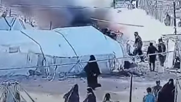 نساء داعش الأوروبيات يضرمن النار في مخيمهن بسوريا