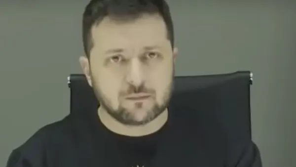 الرئيس الاوكراني فولودومير زيلينسكي