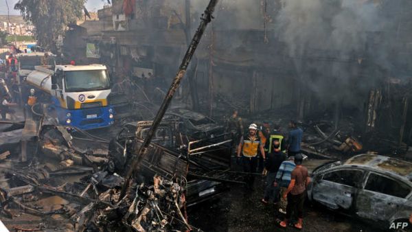 16 قتيلا بقصف صاروخي استهدف مستشفى في عفرين السورية