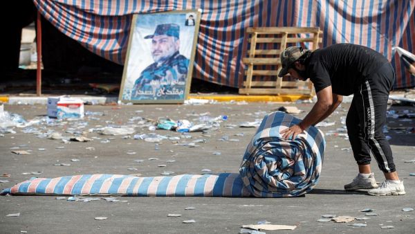 الحياة تعود لطبيعتها في بغداد بعد انسحاب المتظاهرين