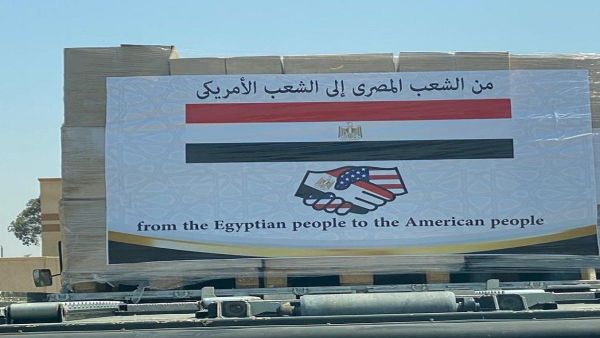 مصر ترسل مساعدات طبية لأميركا