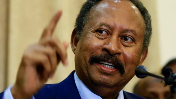 رئيس الحكومة الانتقالية في السودان عبد الله حمدوك