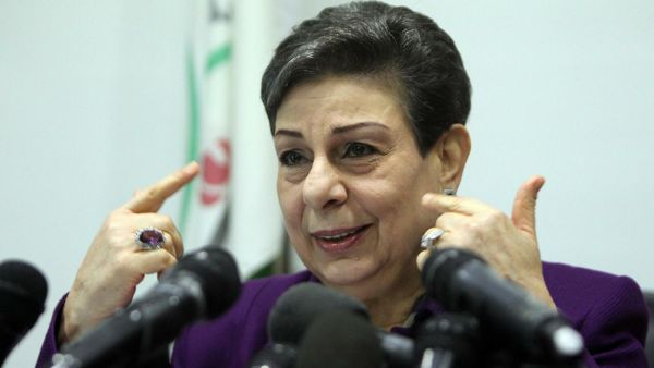 عضو اللجنة التنفيذية لمنظمة التحرير الفلسطينية حنان عشراوي