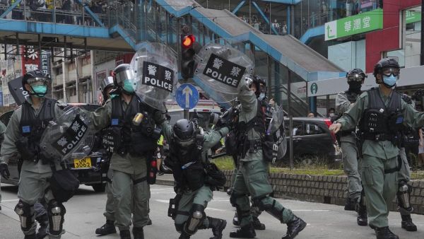 تظاهرة في هونغ كونغ احتجاجا على مشروع قانون "للأمن القومي"