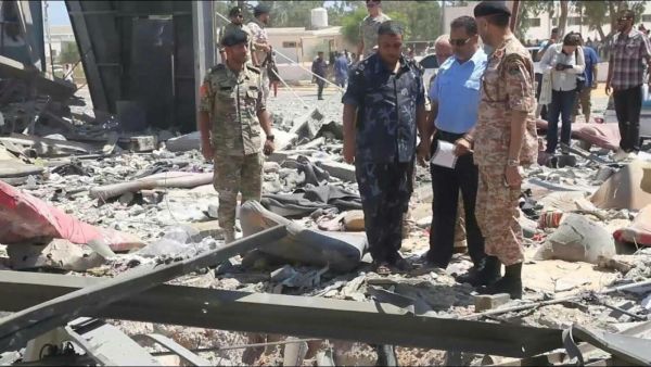 ارتفاع حصيلة غارة قوات حفتر على مدينة مرزق الى 43 قتيلا