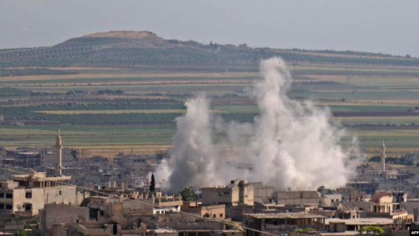 مخيم النيرب للاجئين الفلسطينيين قرب مدينة حلب السورية