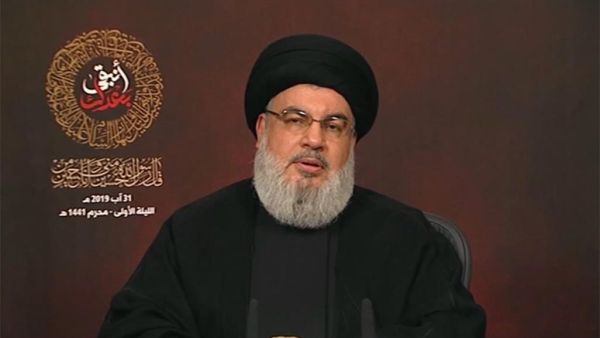 الأمين العام لحزب الله اللبناني حسن نصر الله 