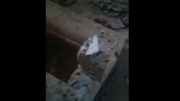 نبش وحرق ضريح الخليفة عمر بن عبدالعزيز شمال غرب سوريا