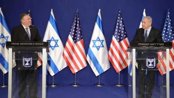 بومبيو يزور الجولان ويعلن عزم واشنطن تصنيف حركة مقاطعة اسرائيل على أنها "معادية للسامية"