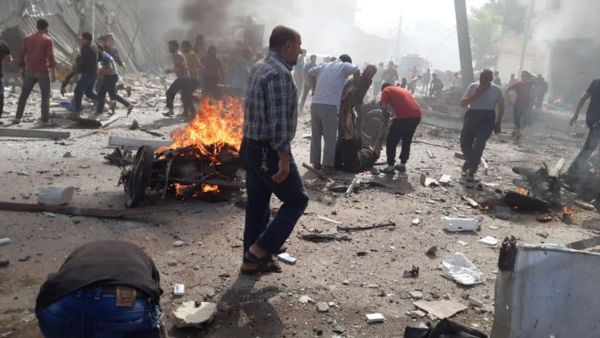 عشرات القتلى والجرحى بانفجار شاحنة مفخخة بمدينة الباب السورية