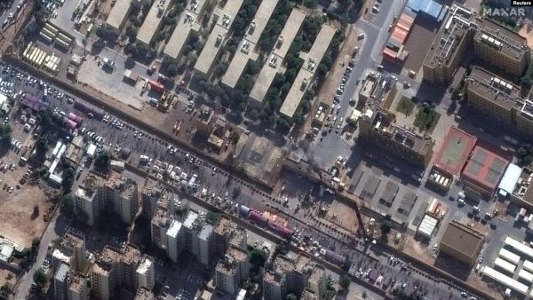 دمار هائل خلفه هجوم انصار الحشد على السفارة الاميركية في بغداد