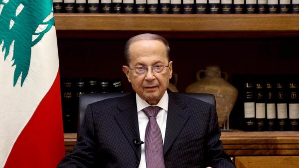 Aoun’s comments came during talks at Baabda Palace with a U.S. congressional delegation.
