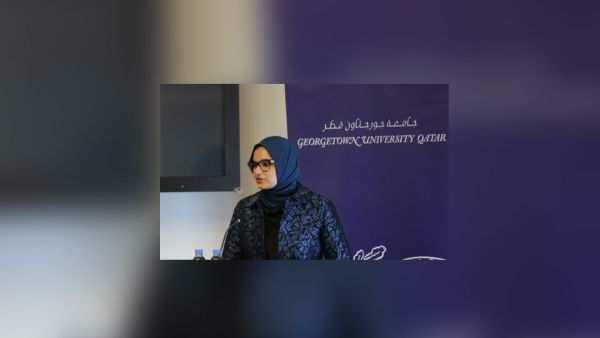 الدكتورة سهيرة صديقي، الأستاذة المشاركة في علم الديانات في جامعة جورجتاون في قطر الدكتورة سهيرة صديقي، الأستاذة المشاركة في علم الديانات في جامعة جورجتاون في قطر