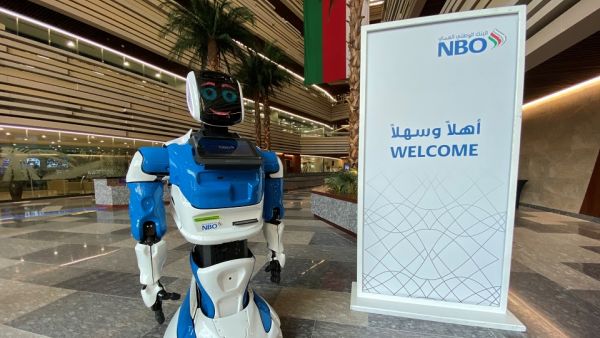 National Bank of Oman interactive robot