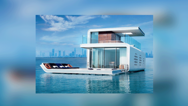 Dubai, is composed of some of the most innovative luxury holiday homes, 13 theme hotels and the Floating Seahorse villas
