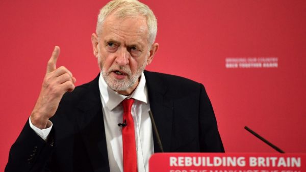 Britain's opposition Labour Party leader Jeremy Corbyn  (AFP)