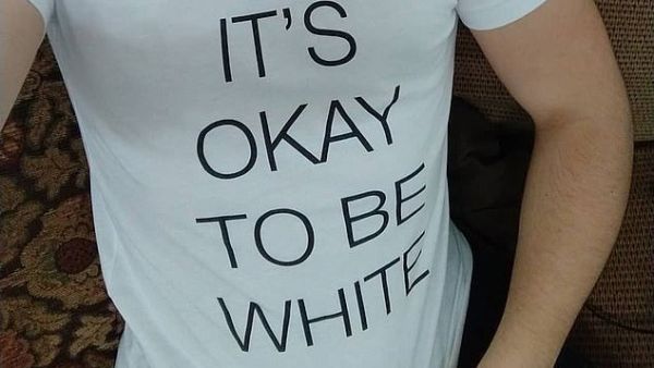 An online store has been forced to stop selling t-shirts printed with the slogan 'It's okay to white' after the public slammed the item as 'inherently racist' (Instagram)