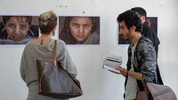 From the opening of "Cities of Beauty" by Mohammed Alsanani at Sama VA (Facebook)