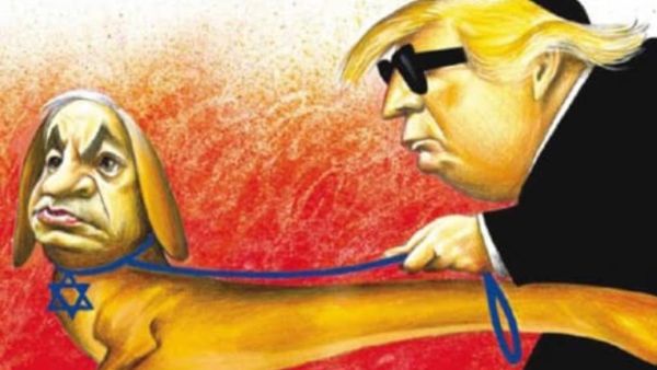 New York Times cartoon that appeared in the newspaper’s international edition over the weekend (Twitter)