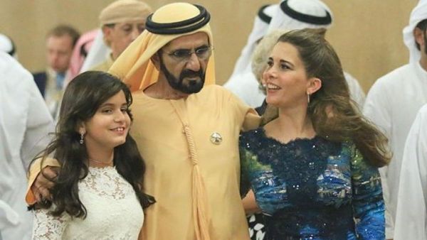 HRH Sheikh Mohammed Bin Rashid Al Maktoum, The Vice President and Prime Minister of the United Arab Emirates (UAE) and the Ruler of the Emirate of Dubai, With His Wife,  HRH Princess Haya Bint Al Hussein, with Their Daughter, HRH Sheikha Jalila (Twitter)