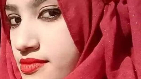 Nasrat Jahan Rafi was bound, doused with kerosene and set on fire last month in Feni (Twitter)