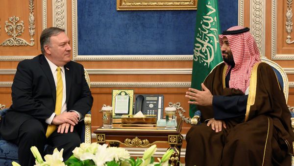 ابن سلمان وبومبيو