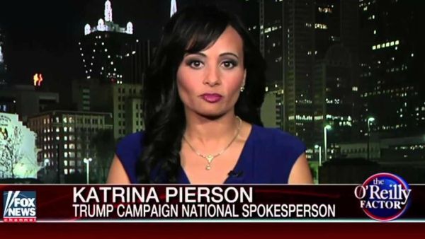 كاترينا بيرسون،   كبيرة مستشاري حملة ترامب في انتخابات الرئاسة الأمريكية عام 2020