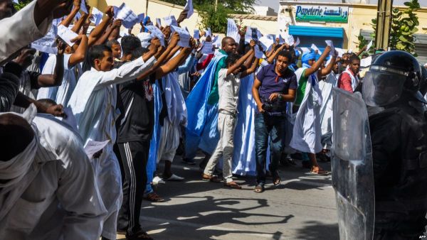 مظاهرات في موريتانيا