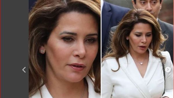 الاميرة هيا في طريقها الى المحكمة
