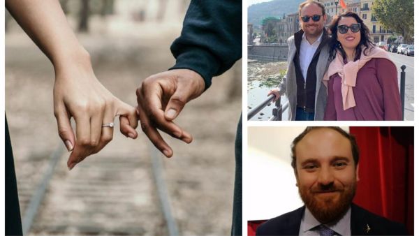 فلافيو دي مورو وحبيبته 