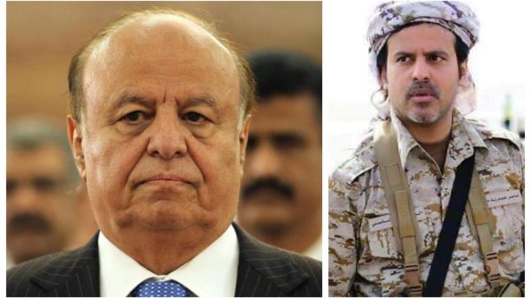 الرئيس اليمني عبد ربه منصور هادي ونجله