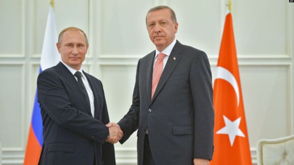 بوتين يجتمع مع نظيره التركي أردوغان في موسكو لبحث الشأن السوري