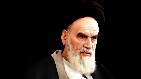 قبلة على خد الخميني!