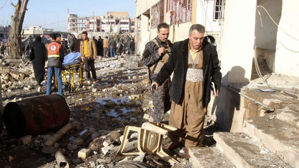 مقتل 4 من ضباط الشرطة الاتحادية العراقية في انفجار قنبلة بكركوك