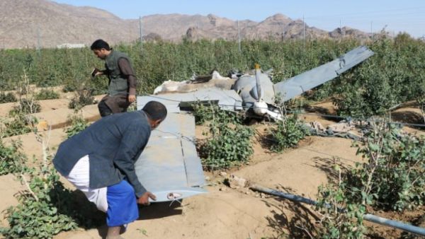 الحوثيون يعلنون إسقاط طائرة استطلاع للتحالف جنوبي السعودية