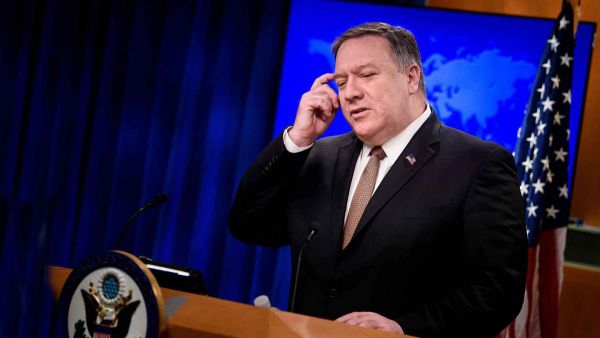 وزير الخارجية الأمريكي مايك بومبيو 