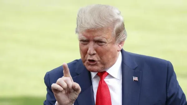 الرئيس الأمريكي دونالد ترامب