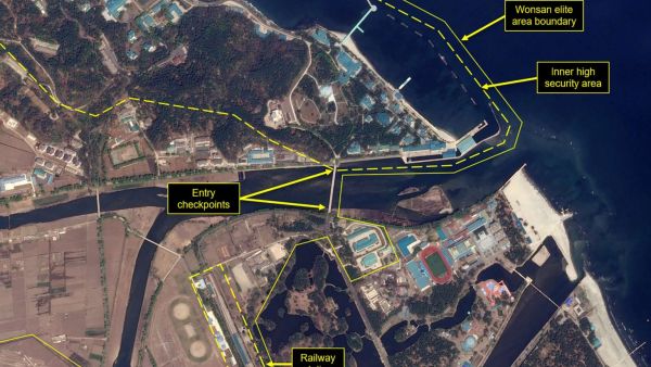 رصد قطار يرجح أنه خاص بكيم جونغ أون عند منتجع بكوريا الشمالية