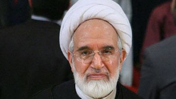 مهدي كروبي زعيم الحركة الخضراء المعارضة في إيران