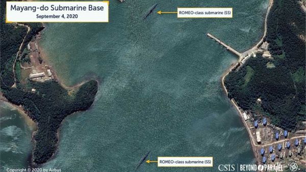 صور أقمار صناعية تشير إلى تحضير محتمل في كوريا الشمالية لإطلاق صاروخ من غواصة