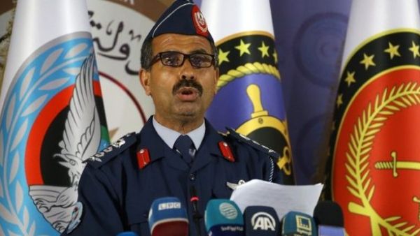 المتحدث باسم الجيش الليبي، عقيد طيار محمد قنونو